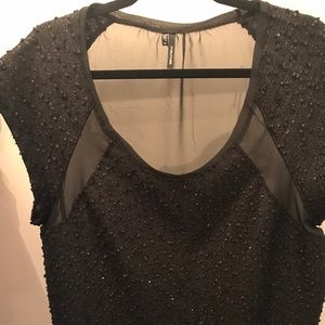 Maurices Sheer Back Blouse